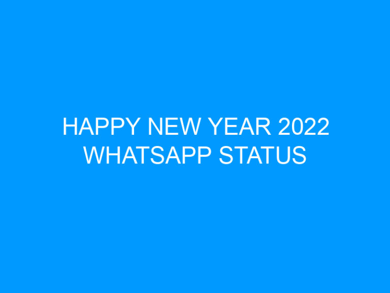Happy New Year 2022 Whatsapp Status 2024 తెలుగులో